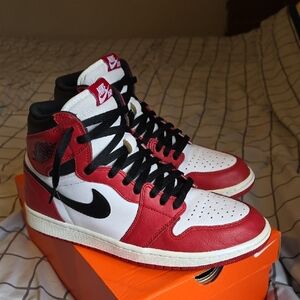 Nike Red, White, and Black High-Tops
